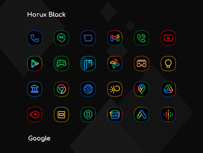 Horux Black Icon Pack v4.7 APK Patched