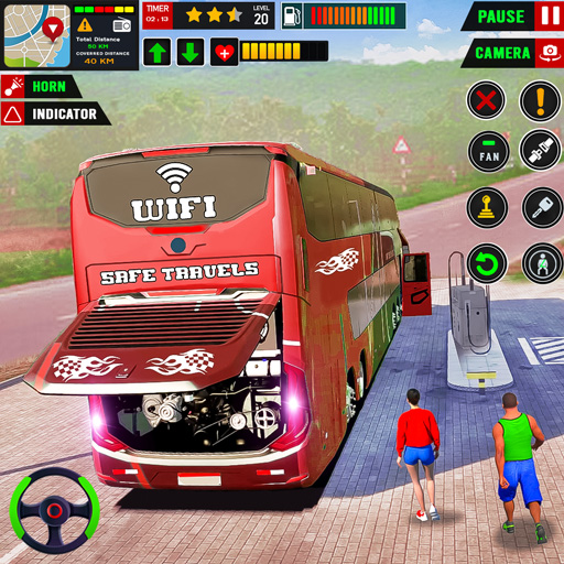 Public Transport Bus game 3d logo