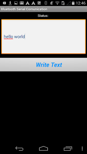 Communication Serial Bluetooth
