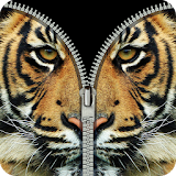 wild animal zipper lock icon