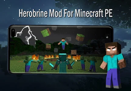 Herobrine Mod For Minecraft PE