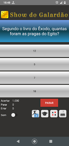 Android application Show do Galardão screenshort