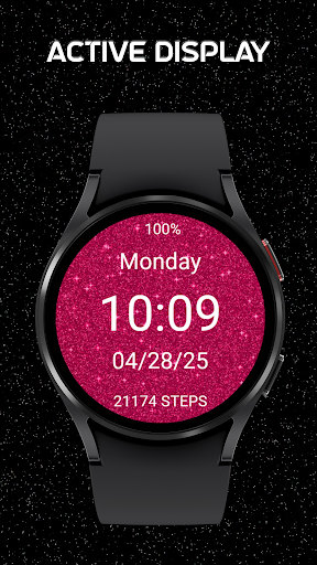 Fuchsia Pink Rosa Glitter Screen 3