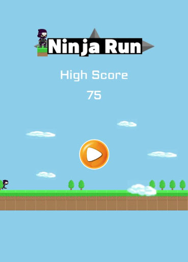 Android application Ninja Run screenshort