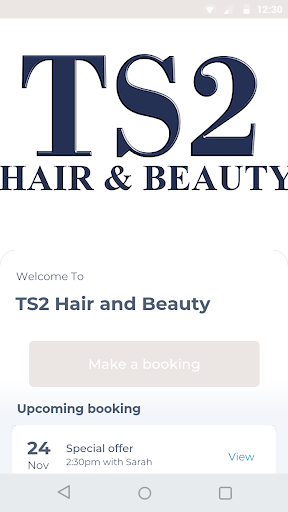 Android application TS2 Hair and Beauty screenshort