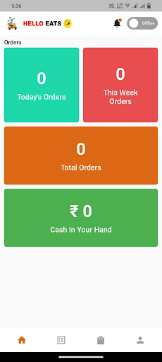 HelloEats Driver Screen 3