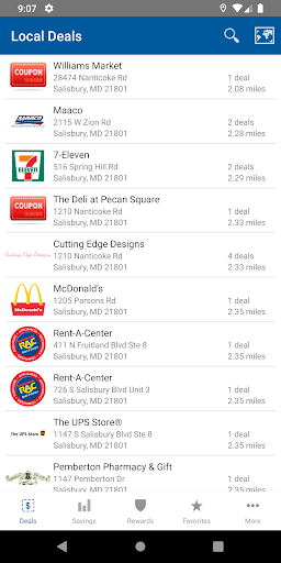 Android application HSB Rewards screenshort