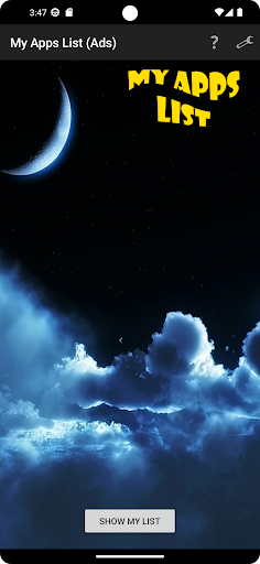 Android application My Apps List (Ads) screenshort