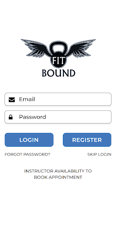 Android application Fit Bound Fitness screenshort