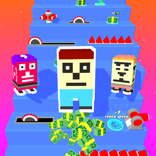 Pixel Man Heaven Run:Jump Game