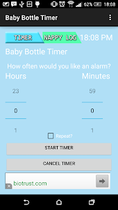 Baby Bottle Timer