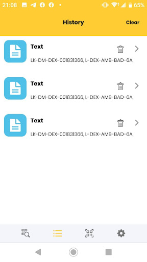 QR OFFERS - QR Scanner Screen 3