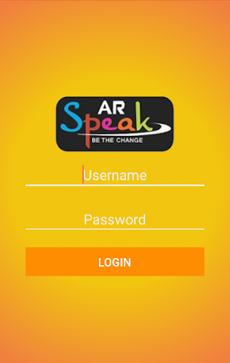 Android application AR Speak screenshort