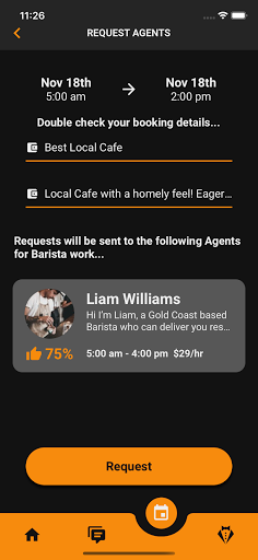 Android application Hospo Link screenshort