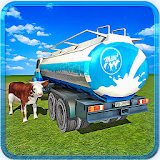 Transport Truck Milk Delivery icon
