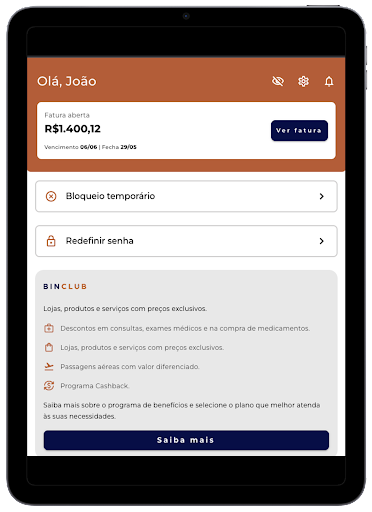 Bincard: Cartão de crédito Screen 3