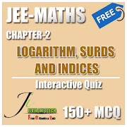JEE MATHS LOGARITHM, SURDS AND INDICES MCQ