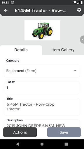 Auction Item Manager (AIM) Screen 3