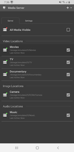 Ark Media Server Screen 2