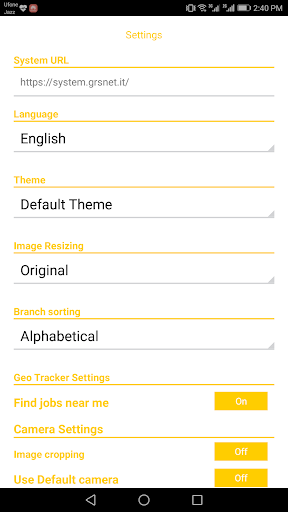 GRS - Mystery Shopper App Screen 3