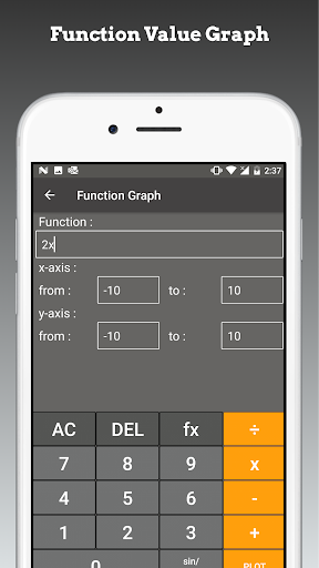 Screenshot of Grapher - Equation Plotter & S
