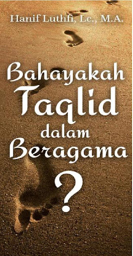 Android application Bahayakah Taklid Beragama? screenshort