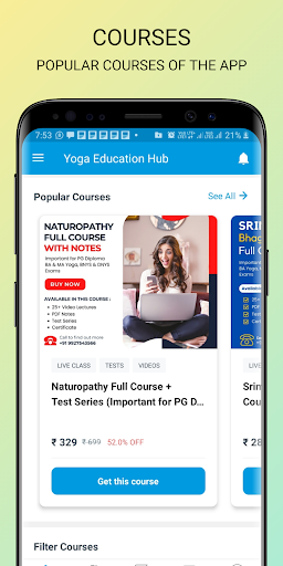 Yoga Education Hub Screen 2