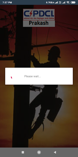 Android application CSPDCL Prakash screenshort