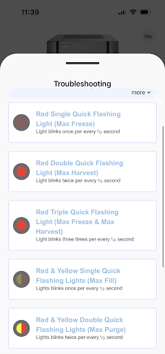 Ice-O-Matic Screen 3