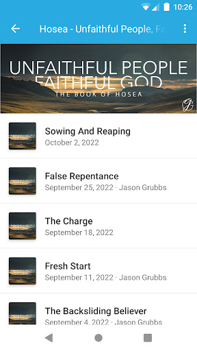 Gospel Grace Baptist Church Screen 3