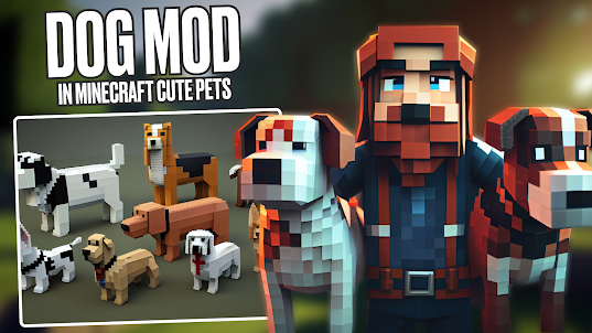 Dog Mod in Minecraft Cute Pets