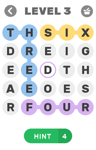 Android application English Cross Word screenshort