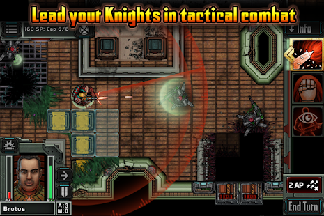 Schermata del gioco di ruolo Templar Battleforce