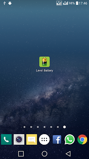 Android application Level Battery screenshort