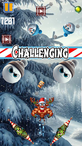 Android application Deer Dash: Christmas Chaos screenshort