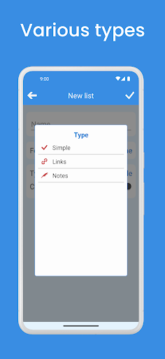 ListUp: List manager Screen 3
