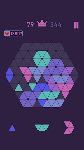 Captura 4 Trigon : Triangle Block Puzzle android