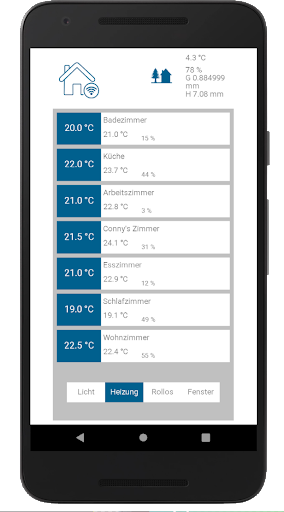 VisiMatic Smart Home Screen 2