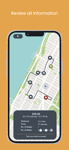 Delivery Bot Driver Screen 2