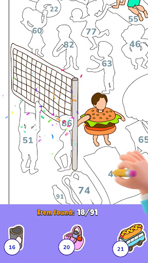 Sticker World: Color By Number Screen 2