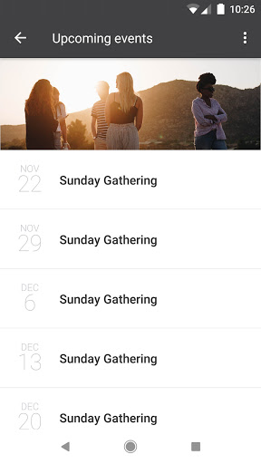 Bridge Fellowship Church Screen 3