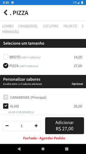 Pizzaria Ponto Mania Screen 2