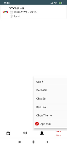 Android application Lịch Truyền Hình screenshort