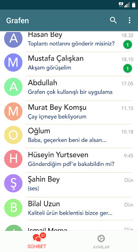Android application Grafen screenshort