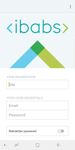 Android application iBabs for Intune screenshort