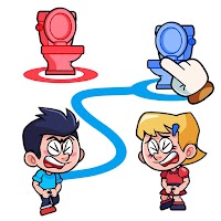 Draw Toilet Rush - Path to Pee