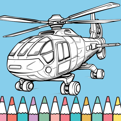 Helicopter Coloring Book Download on Windows