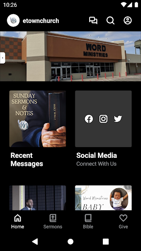 Android application Word Ministries Eunice screenshort