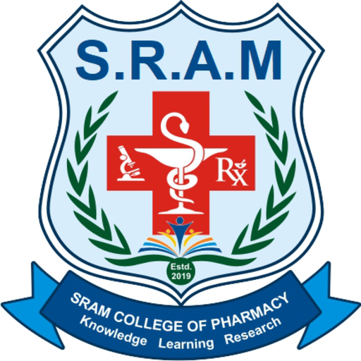 S.R.A.M. College of pharmacy logo