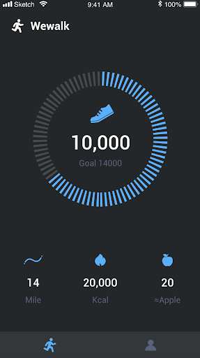 WeWalk - Step Tracker Screen 3